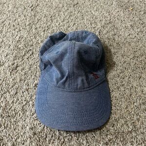 Original Penguin Men's Blue Chambray Embroidered Signature Baseball Cap Outdoor